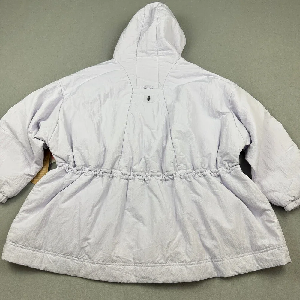 Free People Movement Jacket Billie Boxy Medium Large Purple Lightweight Oversize